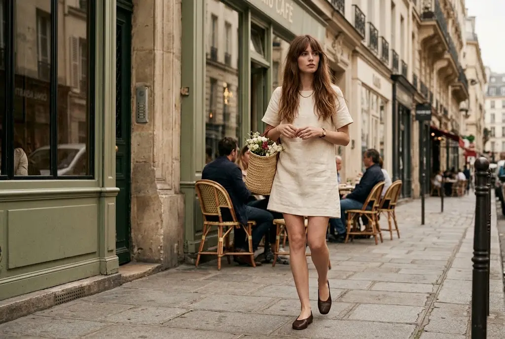 Jane Birkin Taille: Height, Style, Career & Fashion Legacy Vintage-inspired fashion figure with a woven basket bag and effortless Parisian style