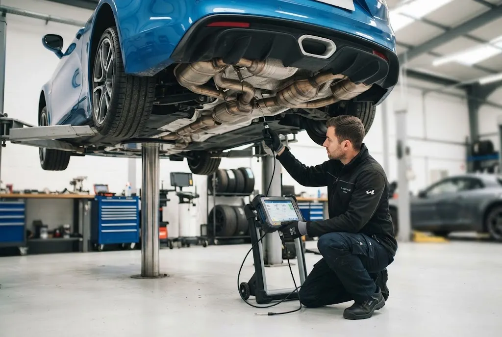 Auto Exhaust Repair: Smart Emissions & Diagnostic Technology auto exhaust repair using emissions monitoring and exhaust diagnostics