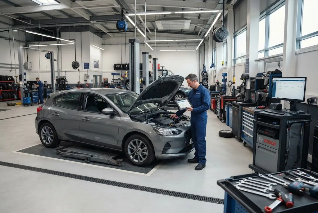 Auto Service Garage: How Digital Software Is Transforming Workshops Auto service garage using digital workshop management software